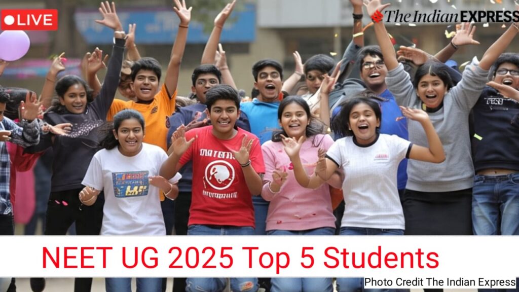 NEET UG 2025 के टॉप 5 स्टूडेंट्स - जिनके सर पर सजा हीरो का ताज