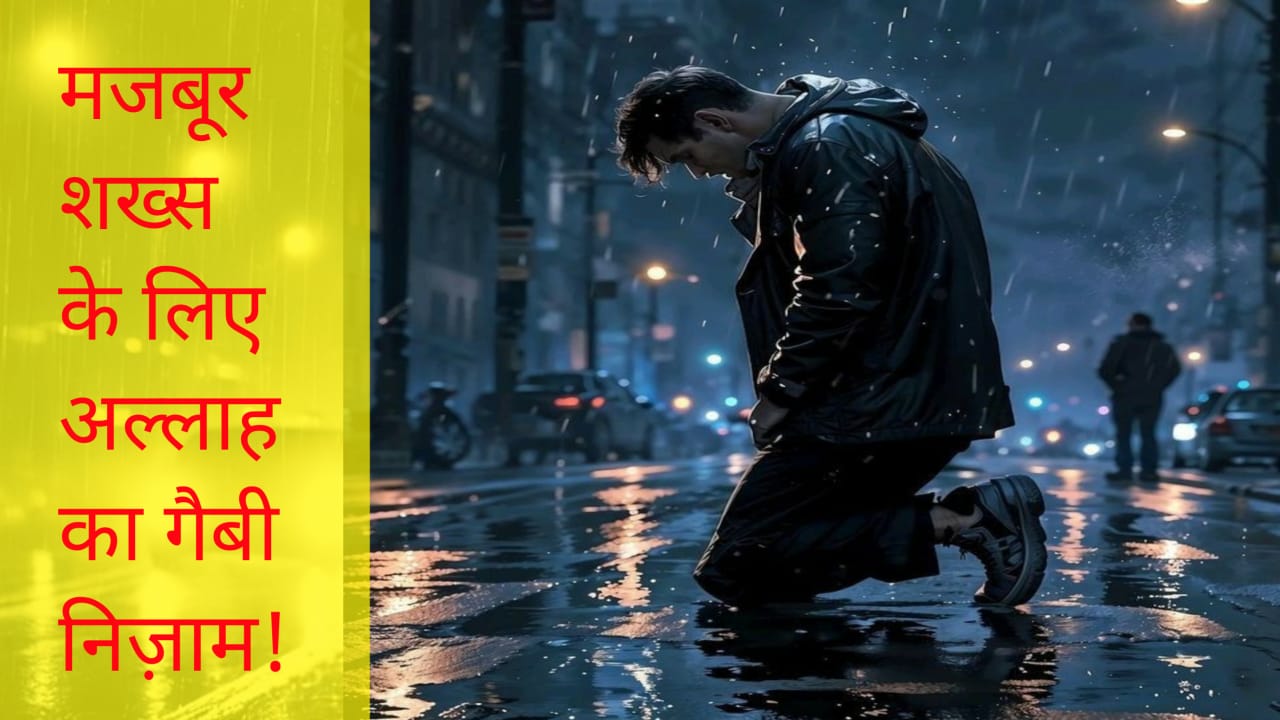 मजबूर शख्स के लिए अल्लाह का गैबी निज़ाम